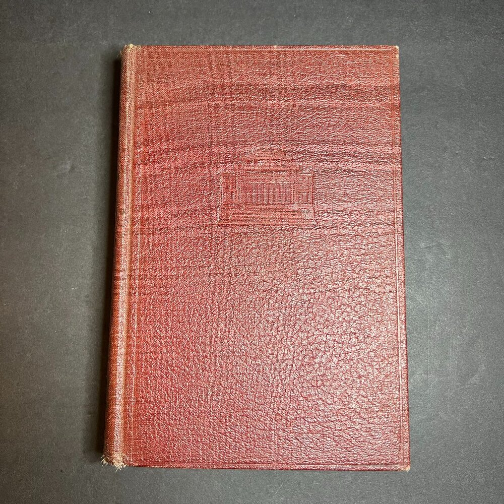 Vintage 1936 The University Library Volume IV Hardcover Book John Huston Finley
